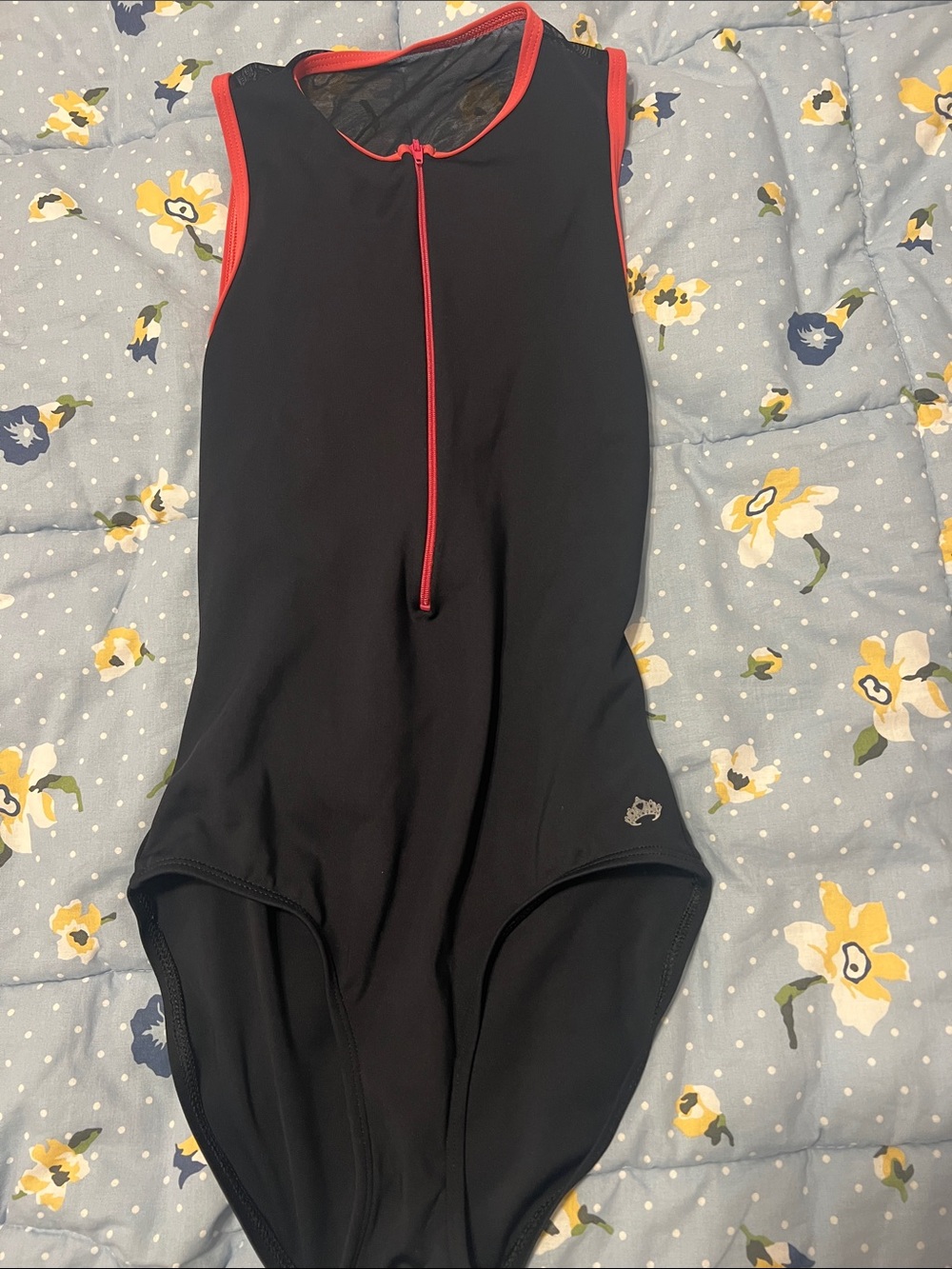 Black and pink leotard
